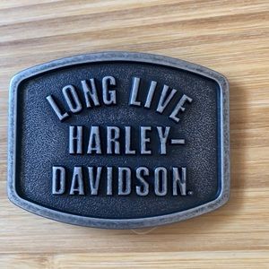 New Harley-Davidson long live buckle